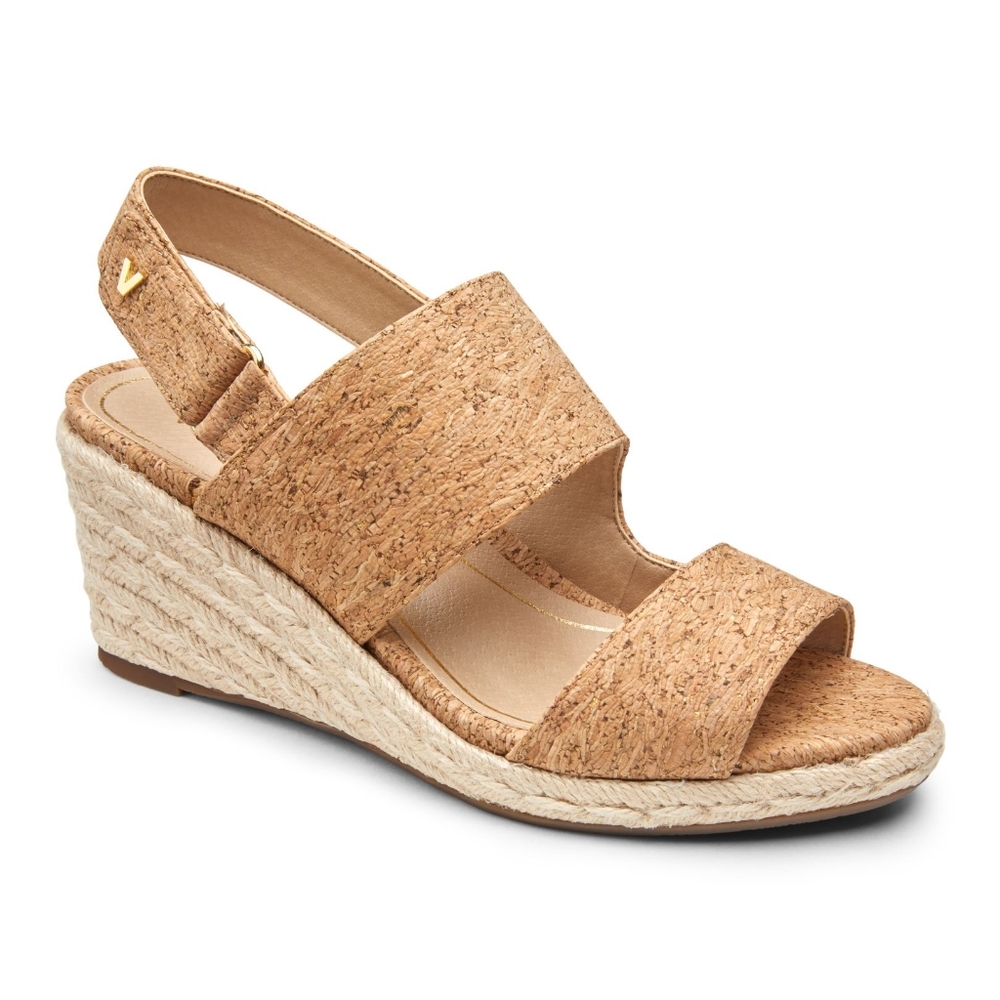 Vionic Brooke Wedge Sandals - 5